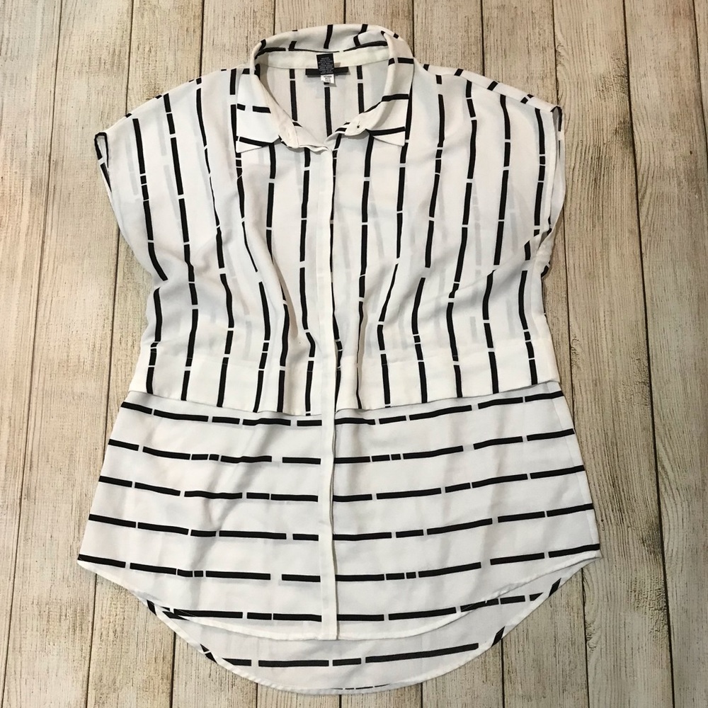 Alfani Button Down Blouse
